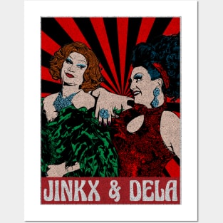 Vintage Jinkx and Dela Pop Art Posters and Art